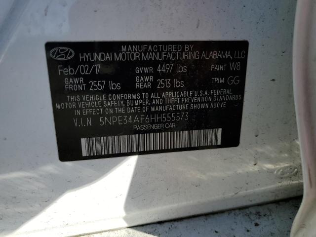 5NPE34AF6HH555573 Hyundai Sonata Sport