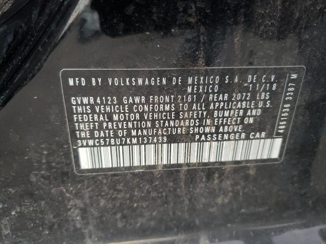 2019 VOLKSWAGEN JETTA S - 3VWC57BU7KM137439