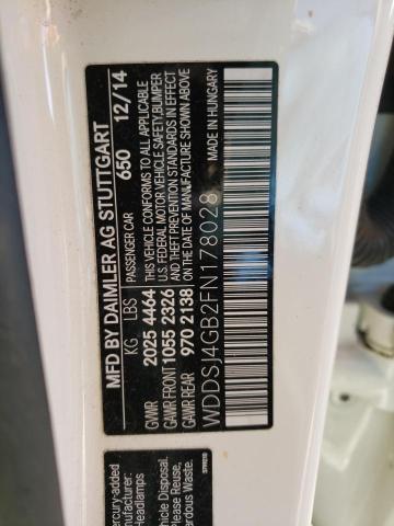 WDDSJ4GB2FN178028 Mercedes-Benz CLA 250 4MATIC