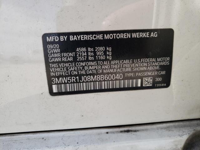 2021 BMW 330I - 3MW5R1J08M8B60040