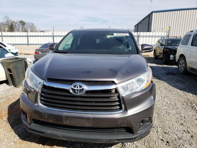 VIN 5TDZARFH3ES004974 2014 Toyota Highlander, LE no.5