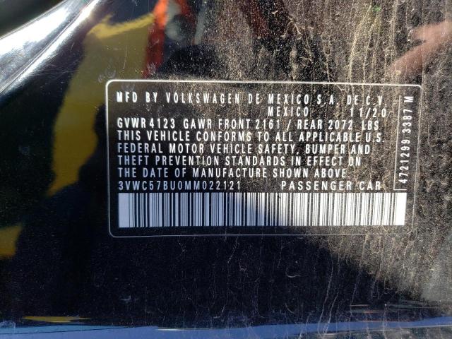 2021 VOLKSWAGEN JETTA S - 3VWC57BU0MM022121