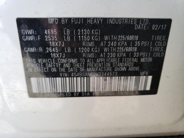 4S4BSANC9H3344573 Subaru Outback 2.5i Limited