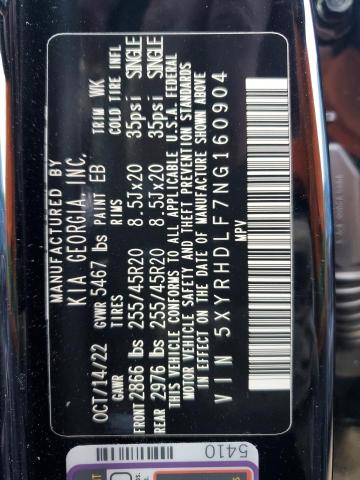 2022 KIA SORENTO EX - 5XYRHDLF7NG160904