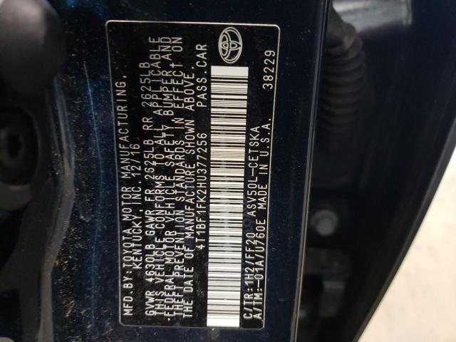 2017 TOYOTA CAMRY LE 4T1BF1FK2HU377256