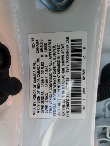 2018 HONDA CIVIC SI - 2HGFC1E57JH704139