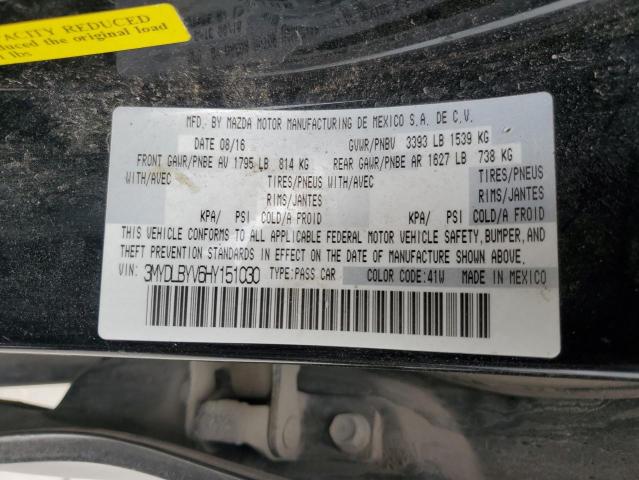 2017 TOYOTA YARIS IA 3MYDLBYV6HY151030
