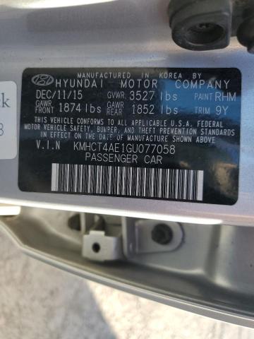2016 HYUNDAI ACCENT SE - KMHCT4AE1GU077058
