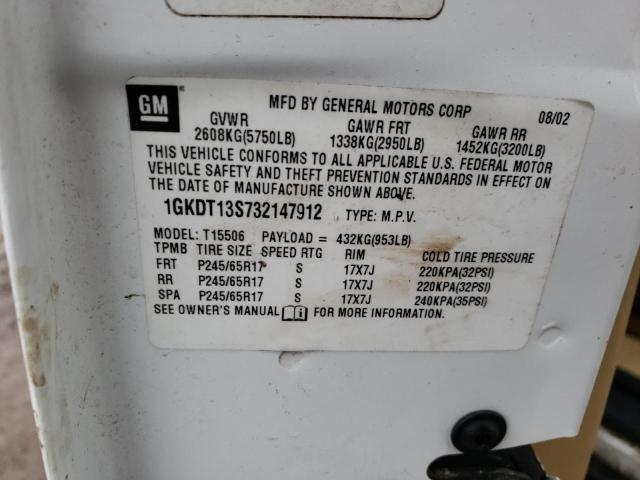 1GKDT13S732147912 GMC Envoy