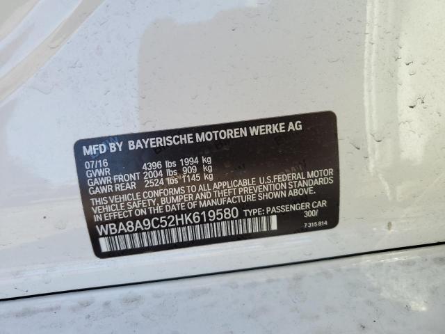 2017 BMW 320 I - WBA8A9C52HK619580