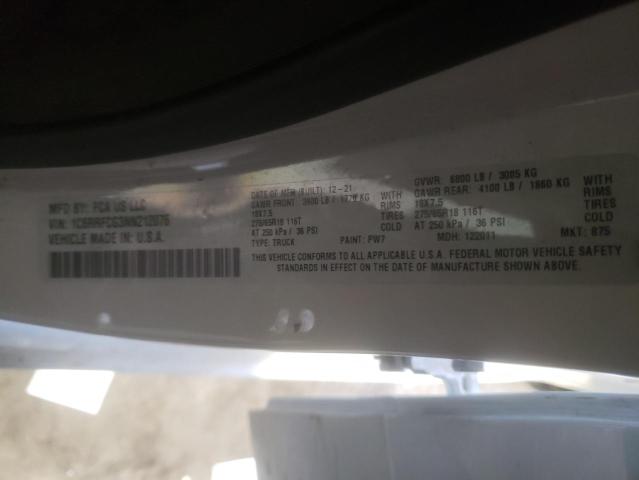 2022 RAM 1500 TRADE - 1C6RRFCG3NN212076