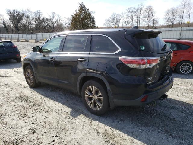 VIN 5TDJKRFH5ES016814 2014 Toyota Highlander, Xle no.2