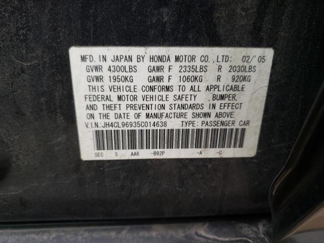 JH4CL96935C014638 Acura TSX