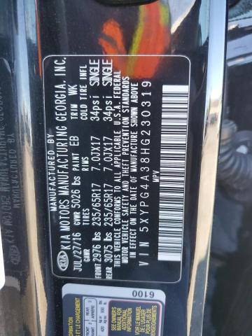 2017 KIA SORENTO LX - 5XYPG4A38HG230319
