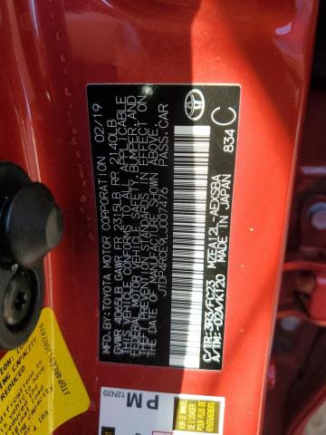 2020 TOYOTA COROLLA SE JTDP4RCE9LJ007476