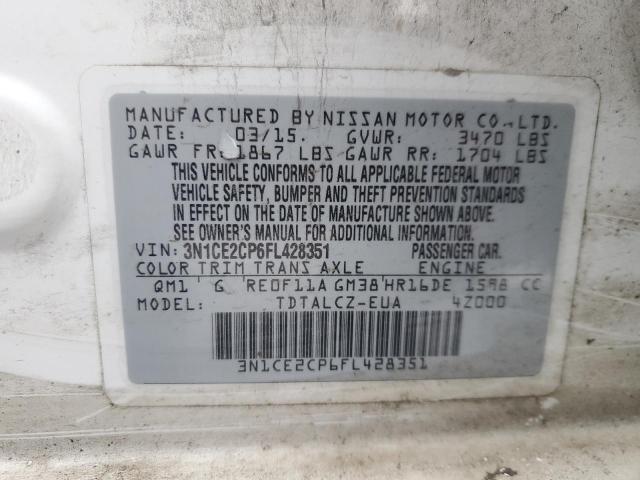2015 NISSAN VERSA NOTE - 3N1CE2CP6FL428351