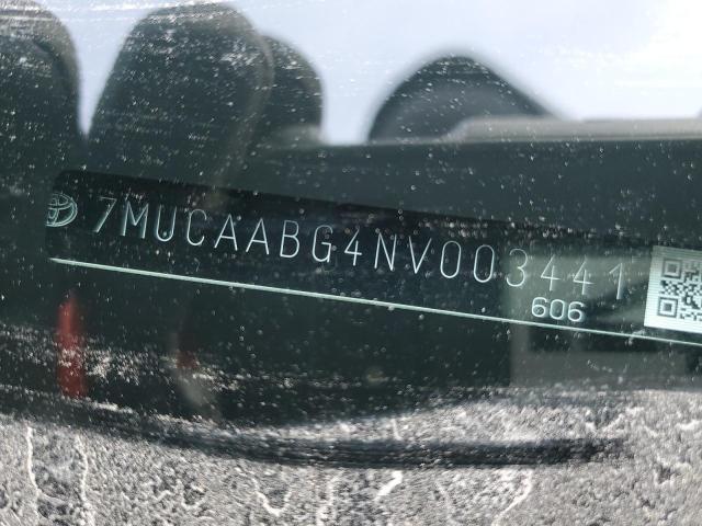 2022 TOYOTA COROLLA CR - 7MUCAABG4NV003441