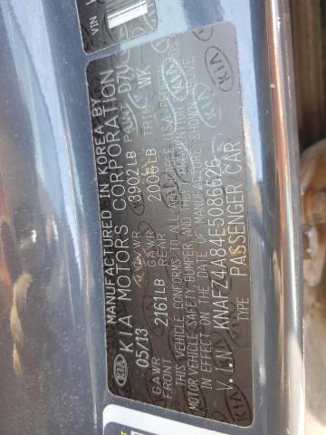 KNAFZ4A84E5086626 KIA Forte