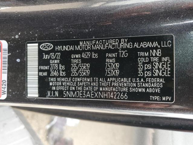 2022 HYUNDAI TUCSON LIM - 5NMJE3AEXNH142266