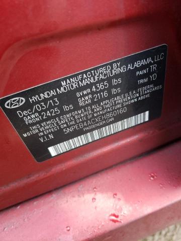 5NPEB4ACXEH860160 | 2014 HYUNDAI SONATA GLS