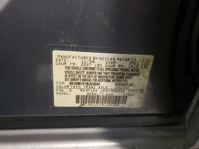 3N1AB61E19L624534 Nissan SENTRA 2.0