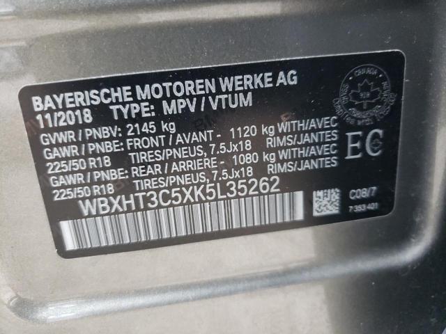 WBXHT3C5XK5L35262 BMW X1 Xdrive28i