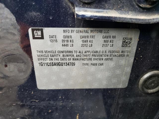 2016 CHEVROLET MALIBU LIM - 1G11C5SA9GU134709