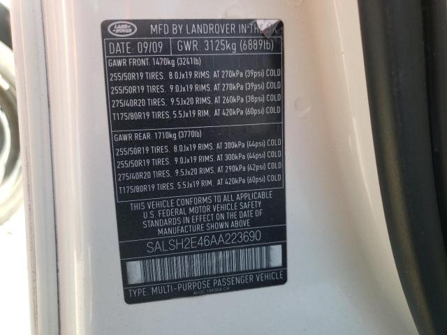 SALSH2E46AA223690 Land Rover Range Rover Sport Sc