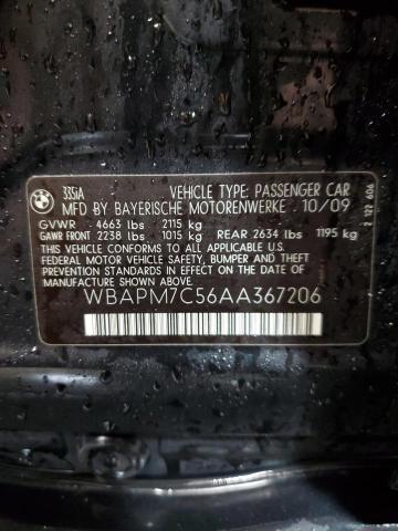 WBAPM7C56AA367206 BMW 335 I