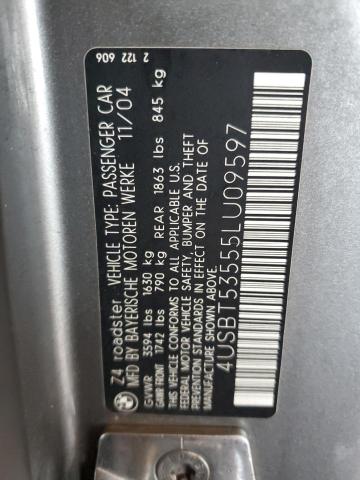 4USBT53555LU09597 BMW Z4