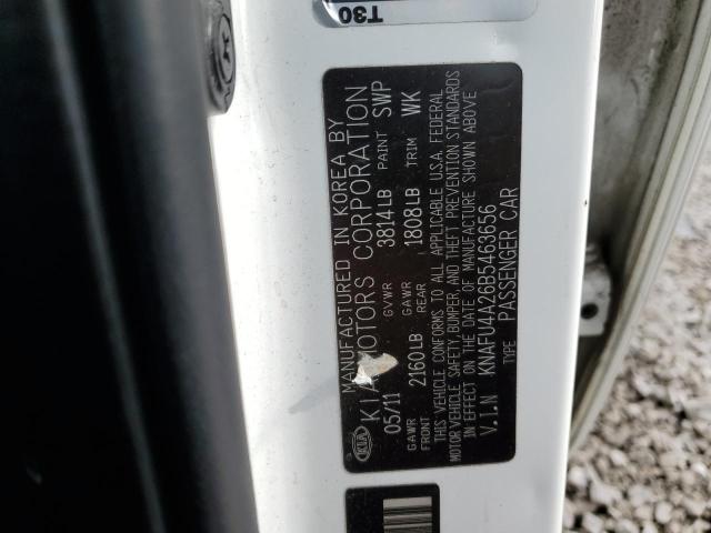 KNAFU4A26B5463656 KIA FORTE EX