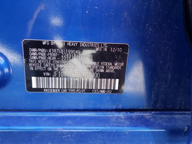 JF1GV7F65BG513300 Subaru Impreza Wrx