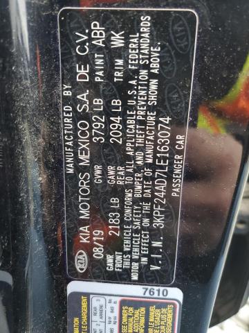 2020 KIA FORTE FE 3KPF24AD7LE163074