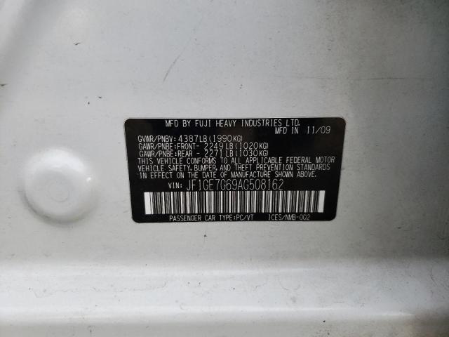 JF1GE7G69AG508162 Subaru Impreza Wrx Limited