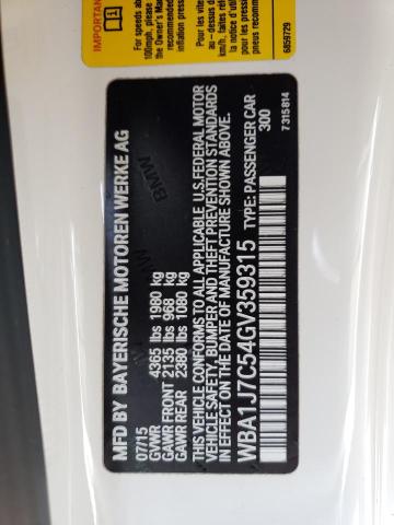 2016 BMW M235I - WBA1J7C54GV359315