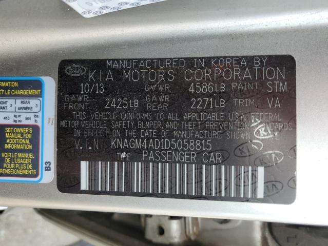KNAGM4AD1D5058815 KIA OPTIMA HYBRID