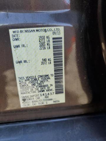 1N4AL3AP1EC141437 Nissan ALTIMA 2.5