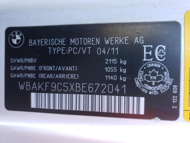 WBAKF9C5XBE672041 BMW 335 XI