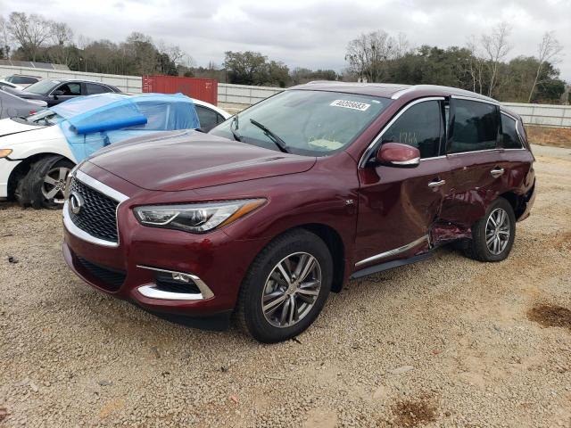 Infiniti QX60 salvage cars for sale: 2020 Infiniti QX60 Luxe