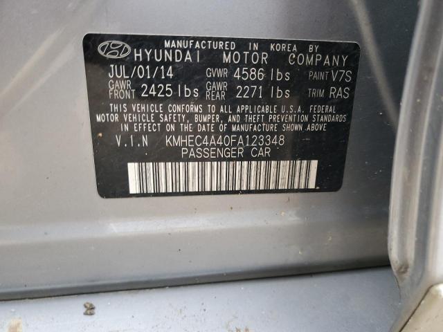 2015 HYUNDAI SONATA HYB - KMHEC4A40FA123348