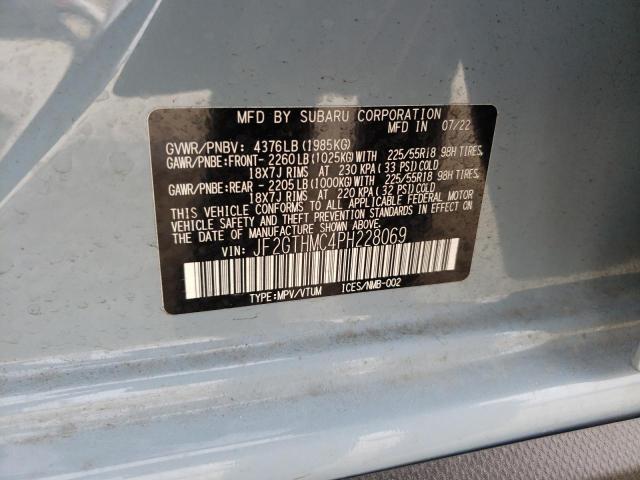 2023 SUBARU CROSSTREK JF2GTHMC4PH228069