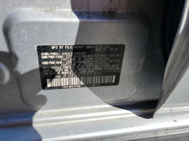JF2GPAVC9E8317630 Subaru Xv Crosstrek 2.0 Premium