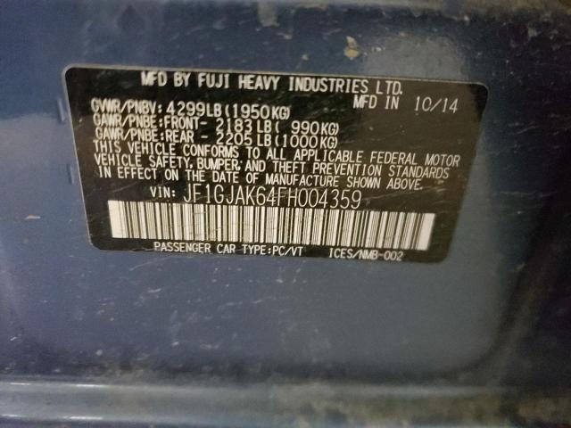 JF1GJAK64FH004359 Subaru Impreza