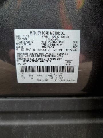 2020 FORD EXPLORER X - 1FMSK8DH5LGB17873