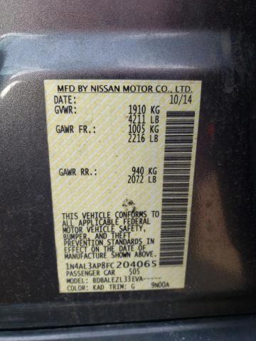 2015 NISSAN ALTIMA 2.5 1N4AL3AP8FC204065