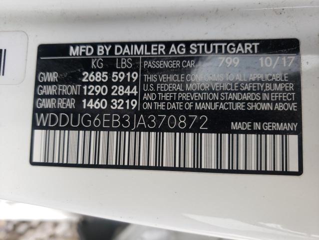 2018 MERCEDES-BENZ S 450 4MAT - WDDUG6EB3JA370872