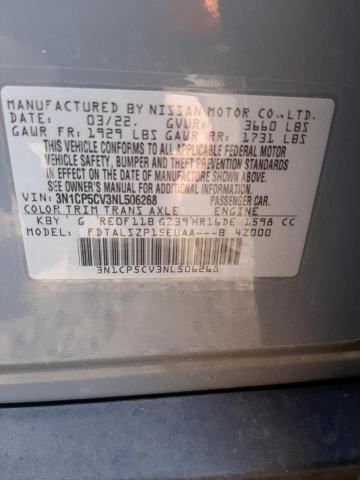 2022 NISSAN KICKS SV - 3N1CP5CV3NL506268