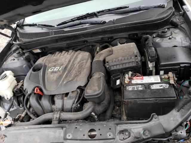 VIN: 5NPEB4AC1CH484901 Auction: COPART Lot: 38751673 Location: KY - EARLINGTON 5NPEB4AC1CH484901 HYUNDAI SONATA 2012 GRAY Photo 11
