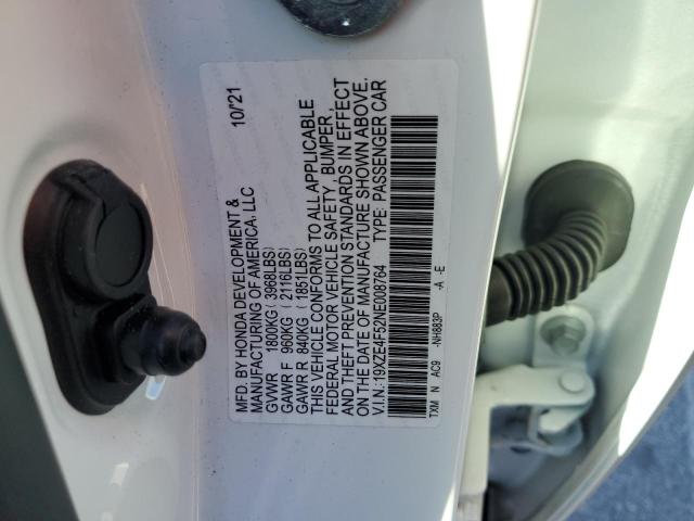 2022 HONDA INSIGHT EX - 19XZE4F52NE008764