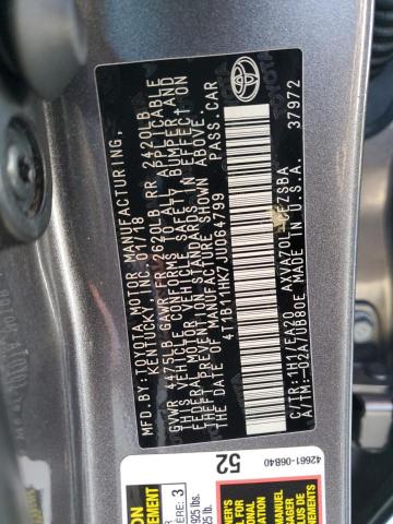 2018 TOYOTA CAMRY L - 4T1B11HK7JU064799